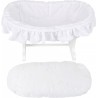 Kolíska pre bábiky Bassinet biela