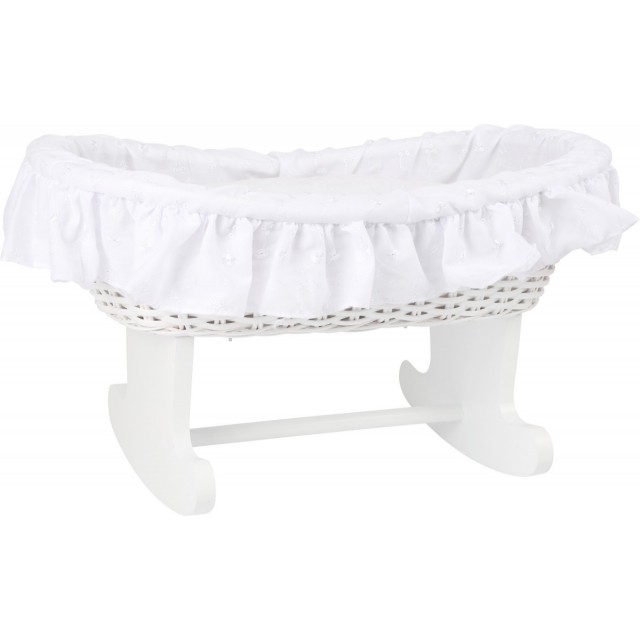 Kolíska pre bábiky Bassinet biela