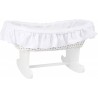 Kolíska pre bábiky Bassinet biela