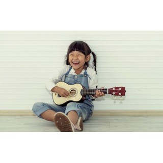 Ukulele detská gitara 4strunová - natural