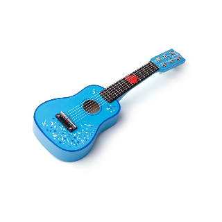 Drevená gitara Star modrá
