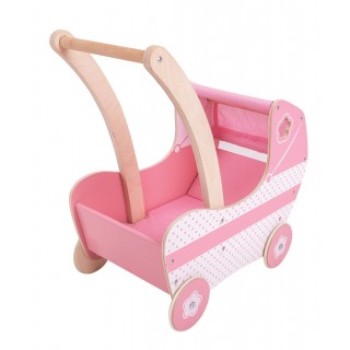 Drevený kočík pre bábiky  Bigjigs Toys
