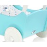Drevený kočík pre bábiky ECO TOYS - ružový