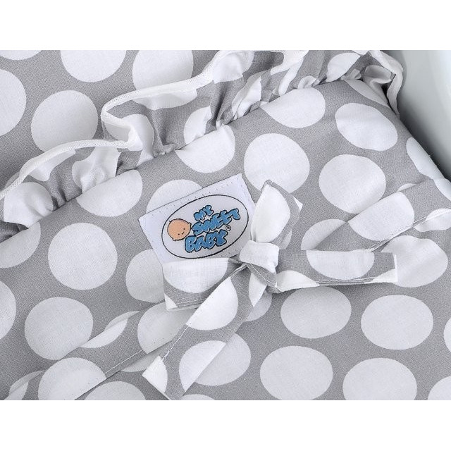 Drevený kočík pre bábiky ECO TOYS - ružový
