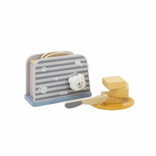Drevená hračka - Toaster medvedík