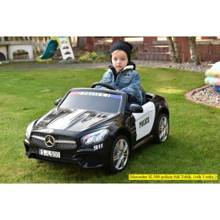 Elektrické autíčko Polícia - Mercedes SL500