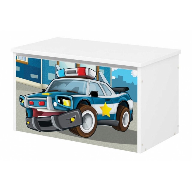 Box na hračky s motívom Polícia