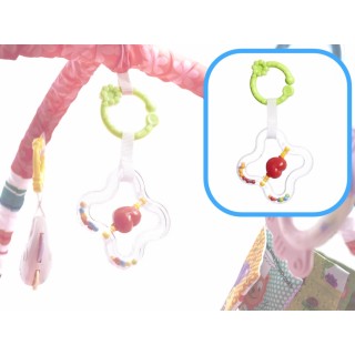 Interaktívna hracia deka s balónikmi ružová