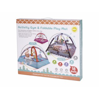 Interaktívna hracia deka s balónikmi ružová