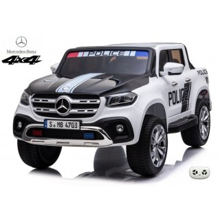 Mercedes X-Class 4x4 POLICIE 911 s 2,4G, FM, rocking horse