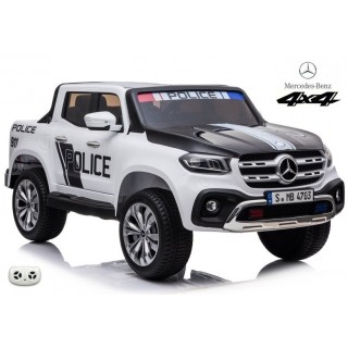 Mercedes X-Class 4x4 POLICIE 911 s 2,4G, FM, rocking horse