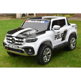 Mercedes X-Class 4x4 POLICIE 911 s 2,4G, FM, rocking horse