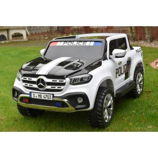 Mercedes X-Class 4x4 POLICIE 911 s 2,4G, FM, rocking horse