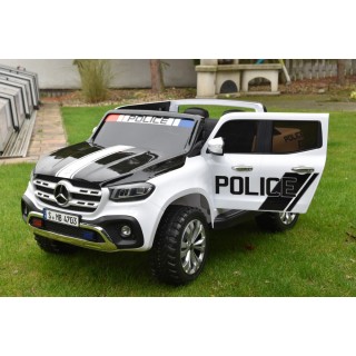 Mercedes X-Class 4x4 POLICIE 911 s 2,4G, FM, rocking horse