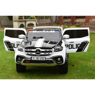 Mercedes X-Class 4x4 POLICIE 911 s 2,4G, FM, rocking horse