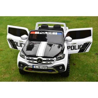 Mercedes X-Class 4x4 POLICIE 911 s 2,4G, FM, rocking horse