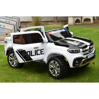 Mercedes X-Class 4x4 POLICIE 911 s 2,4G, FM, rocking horse