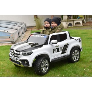 Mercedes X-Class 4x4 POLICIE 911 s 2,4G, FM, rocking horse