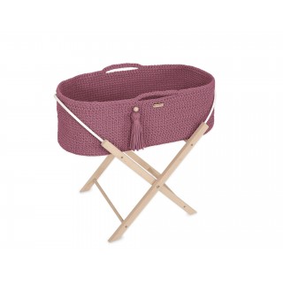 Mojžišový košík BOHO Ručne vyrobený so stojanom