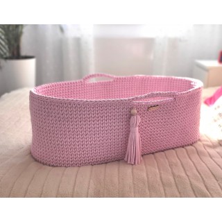 Mojžišový košík BOHO Ručne vyrobený so stojanom