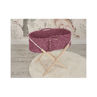 Mojžišový košík BOHO Ručne vyrobený so stojanom