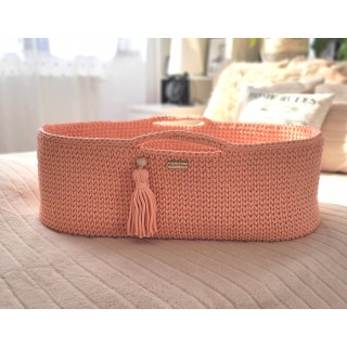 Mojžišový košík BOHO Ručne vyrobený so stojanom