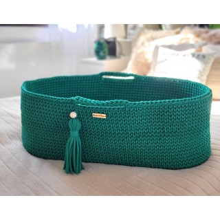 Mojžišový košík BOHO Ručne vyrobený so stojanom