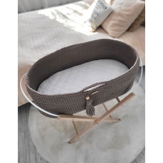 Mojžišový košík BOHO Ručne vyrobený so stojanom