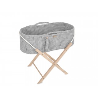 Mojžišový košík BOHO Ručne vyrobený so stojanom