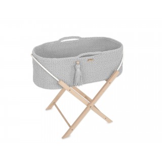 Mojžišový košík BOHO Ručne vyrobený so stojanom