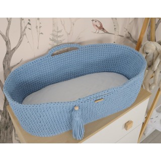 Mojžišový košík BOHO Ručne vyrobený so stojanom