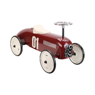 Vintage kovové odrážadlo bordo