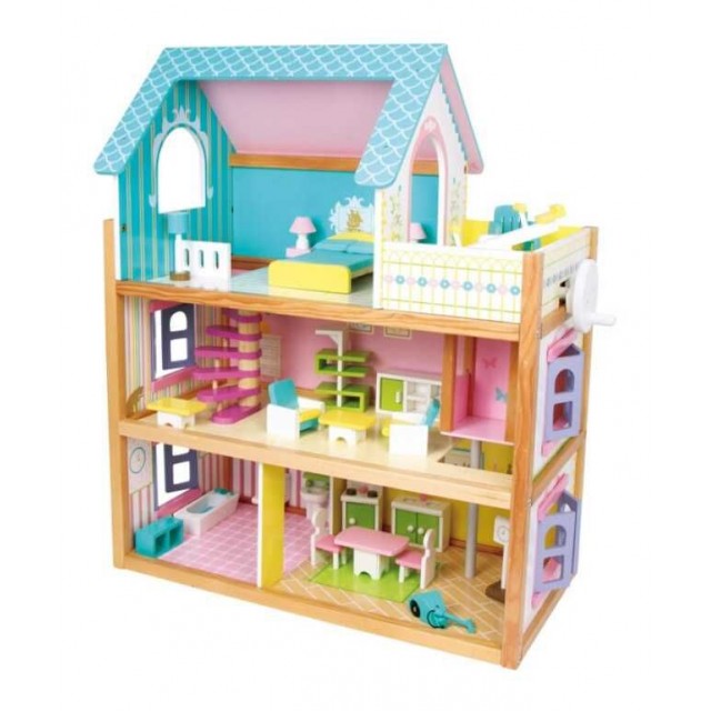 Drevený domček pre bábiky Residence