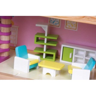 Drevený domček pre bábiky Residence