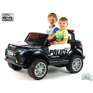 Elektrické SUV Rover policie 911 Interceptor s 2.4G, náhonom 4x4, EVA kolesá