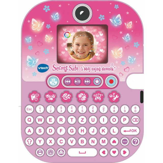 Vtech Kidi Secret Safe - Môj tajný denník - ružový Vtech Kidi Secret Safe - Môj tajný denník - ružový
