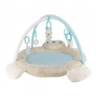 Luxusná plyšová hracia deka Zajačik