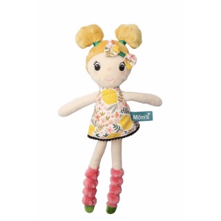 Handrová bábika Víla Júlia - biele šatičky