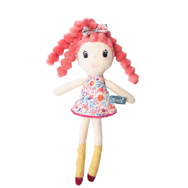 Handrová bábika LAURA s ružovými vláskami