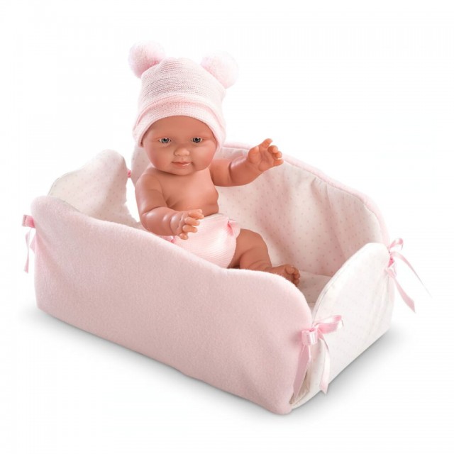 Novorodené dievčatko 26 cm v darčekovej krabici