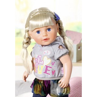 Staršia sestrička BABY born Soft Touch blondínka, 43 cm