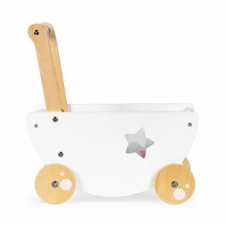 Drevený kočík pre bábiky Star