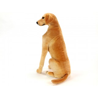Plyšový sediaci Labrador