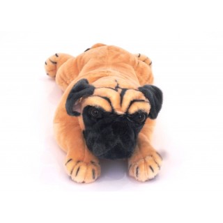 Plyšový ležiaci Mops