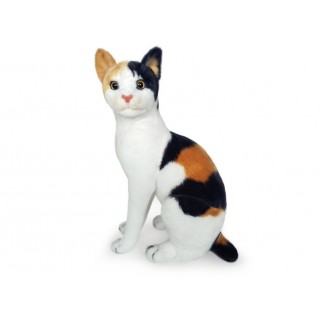 Plyšová sediaca mačka