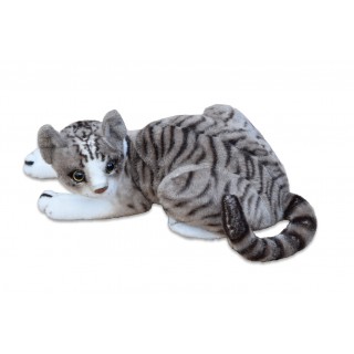 Plyšová mačka ležiaca