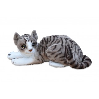 Plyšová mačka ležiaca