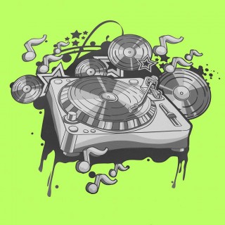 Sánkovací tanier Baby Mix 60 cm MUSIC