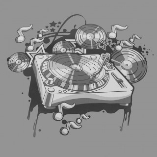 Sánkovací tanier Baby Mix 60 cm MUSIC