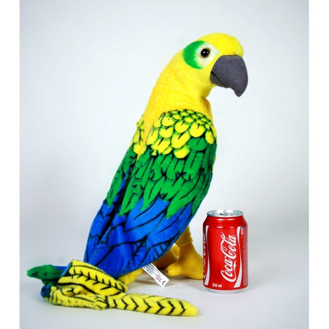 Plyšový papagáj Ara